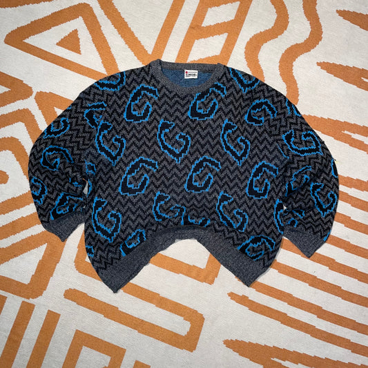 Emos 00s Patterned Knit Jumper