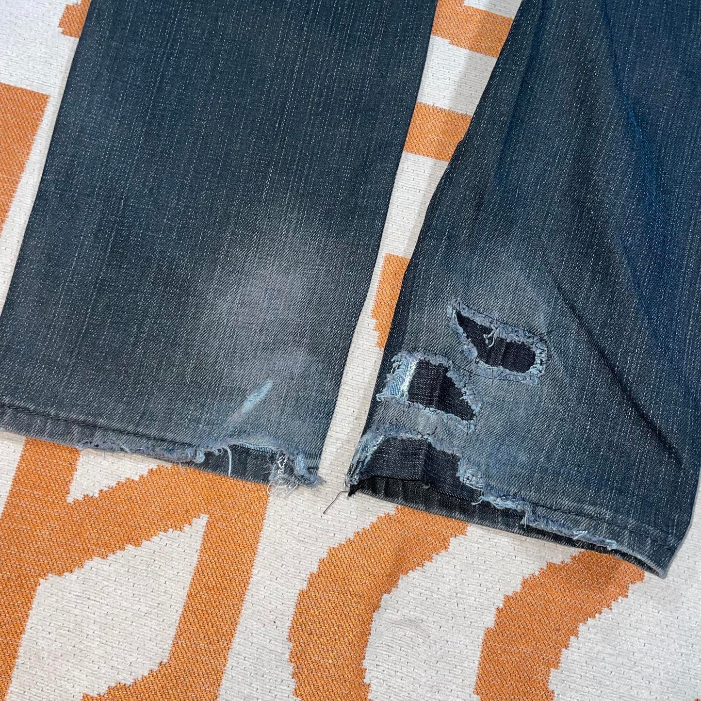 Ecko Unltd. 00s Black Straight Denim Rhino Jeans 34x32