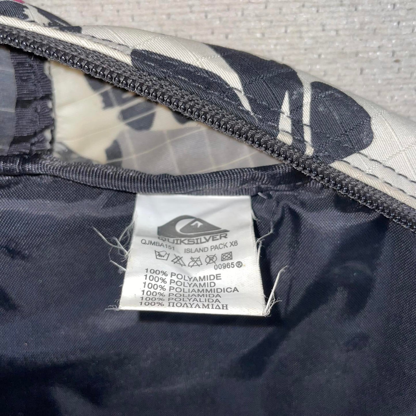 Quiksilver 00s Pattern Surf Backpack