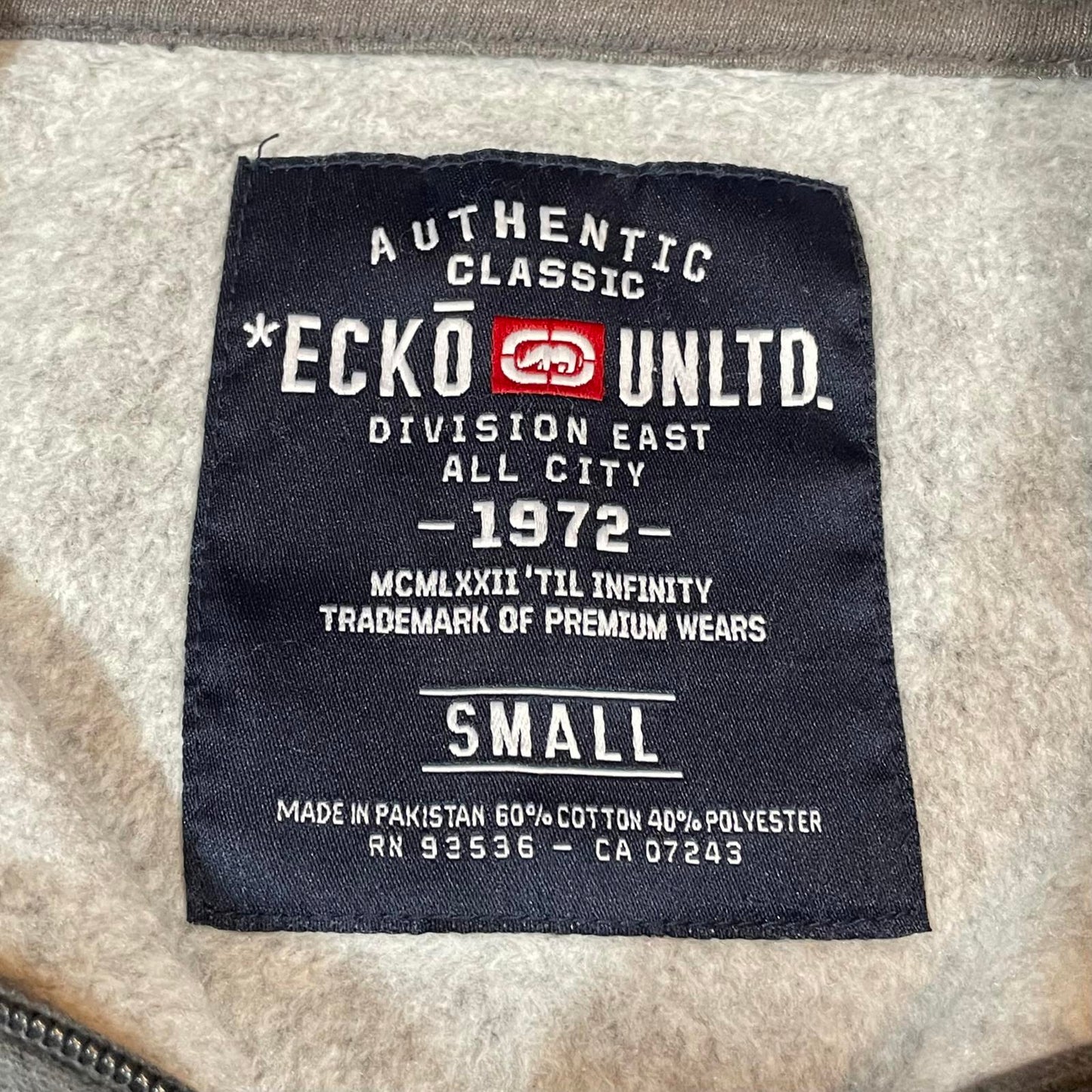 Ecko Unltd. 00s Embroidered Zip Hoodie S