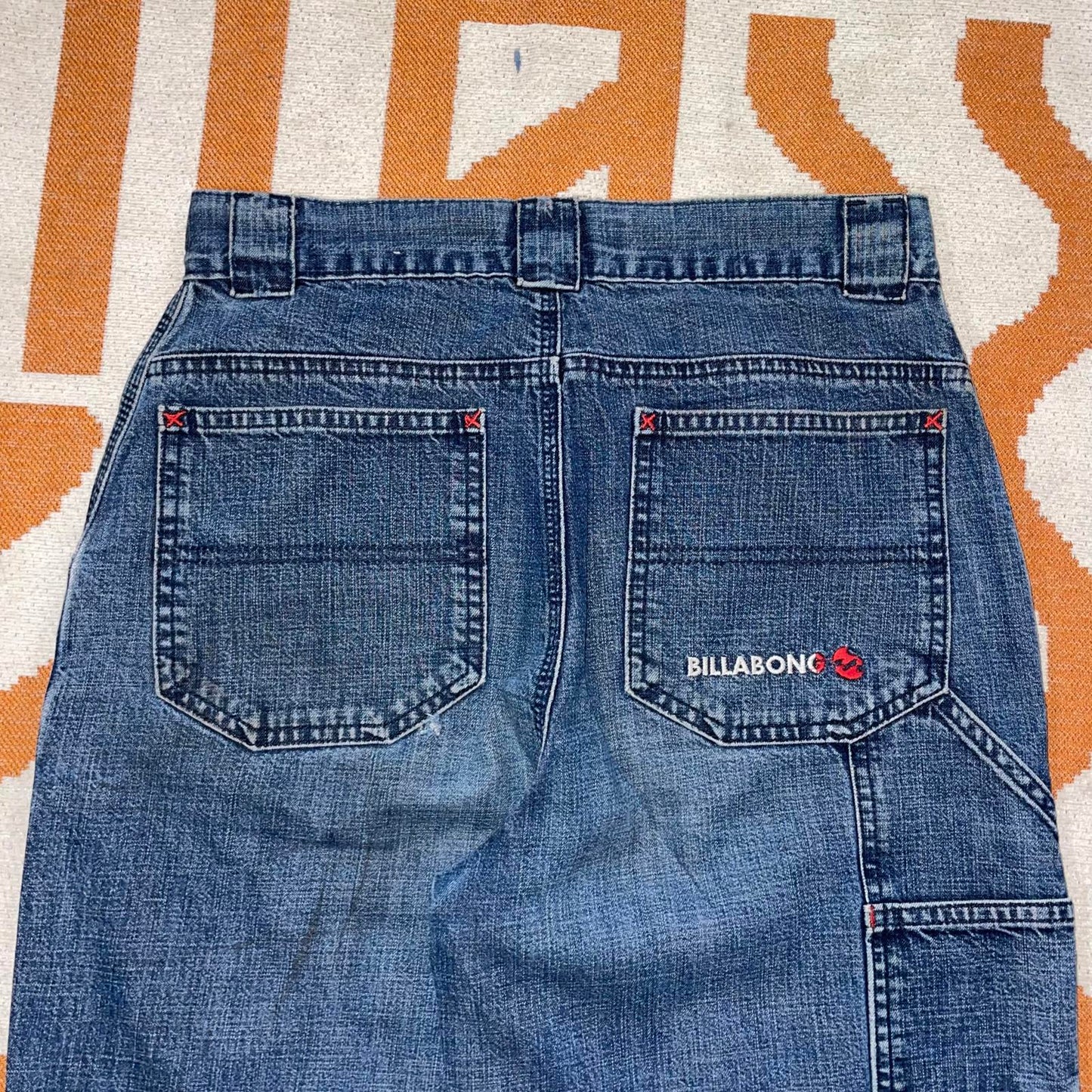 Billabong 00s Embroidered Surf Jeans 27x30
