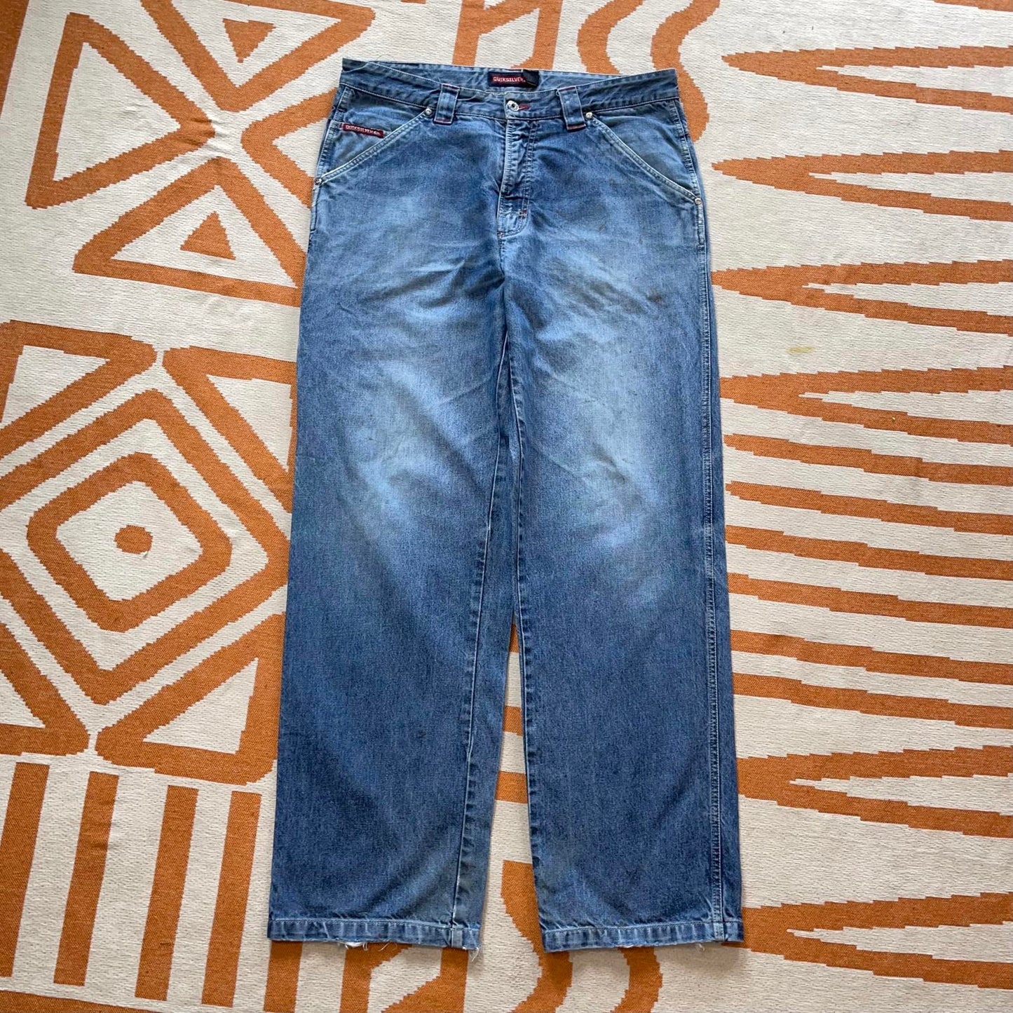 Quiksilver 00s Baggy Surf Jeans 36x32