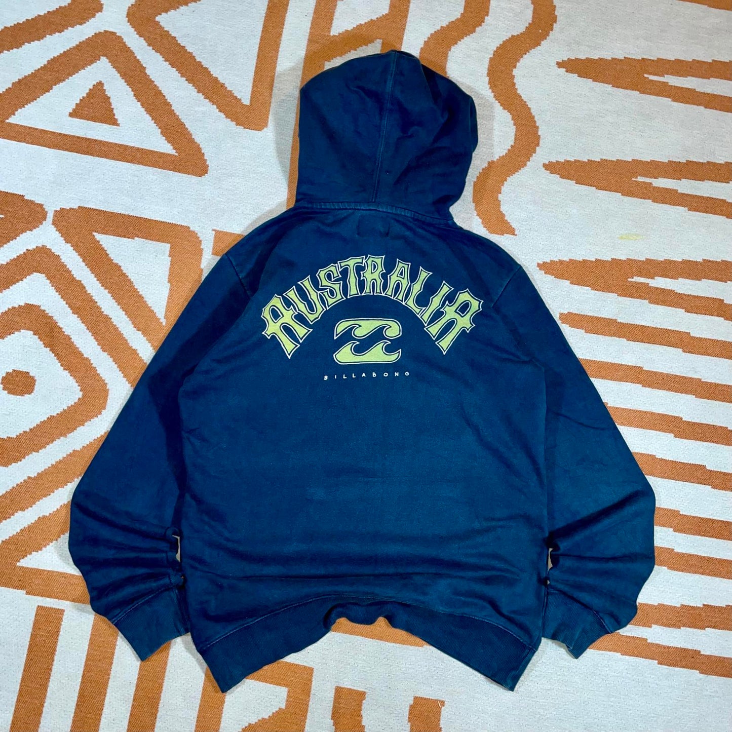 Billabong 00s Australia Surf Graphic Hoodie M