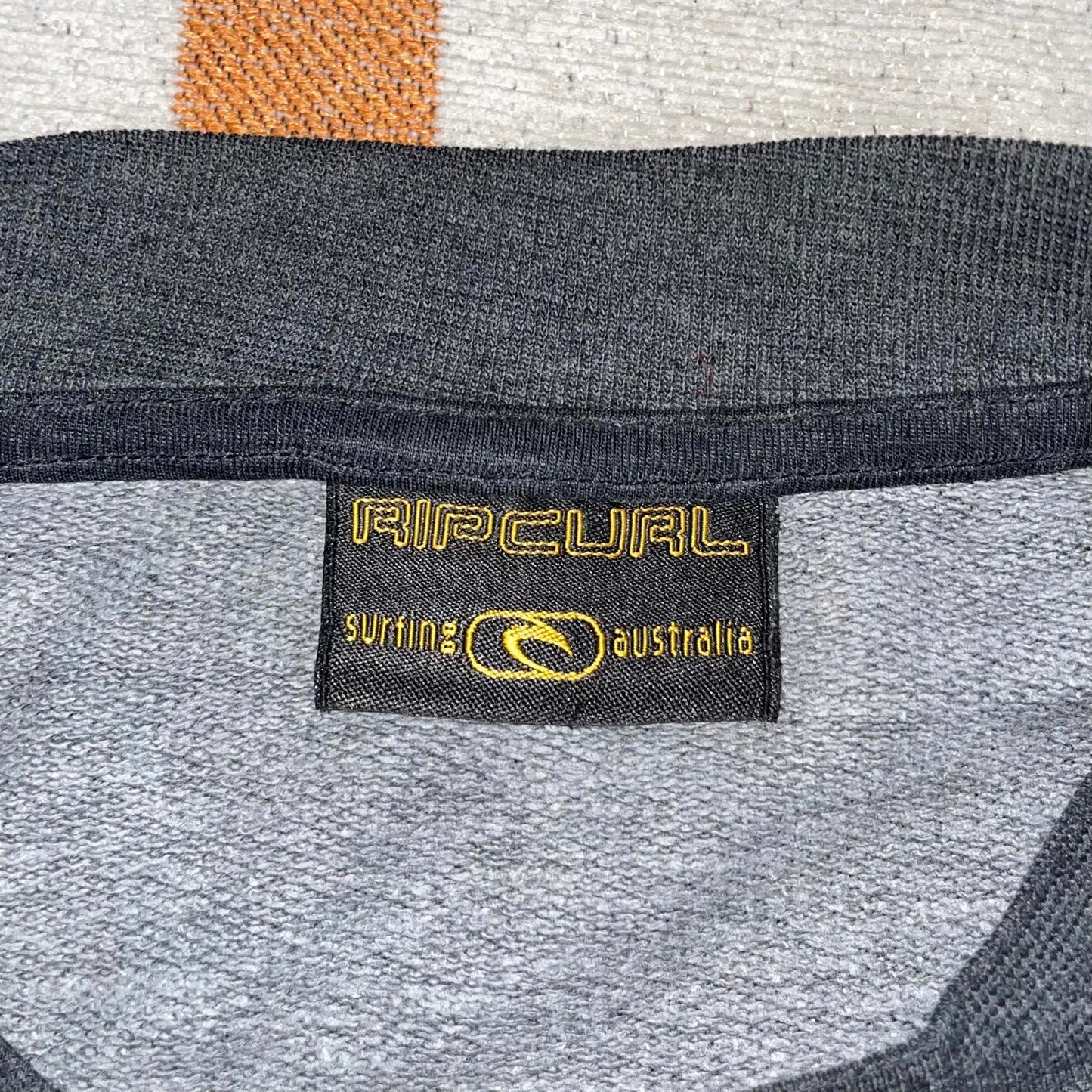 Rip Curl 90s Surf Graphic Print Grey Sweatshirt XL