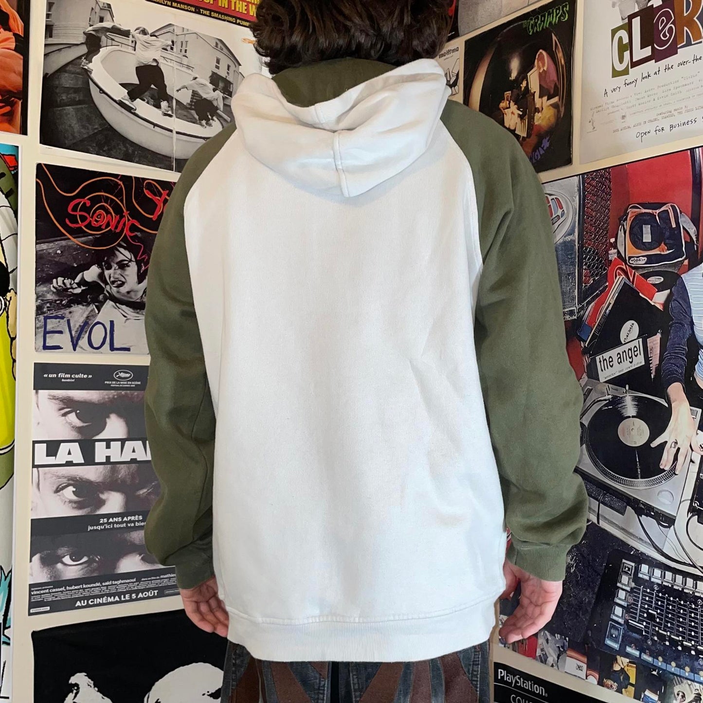 Billabong 90s Embroidered Spell-out Hoodie M