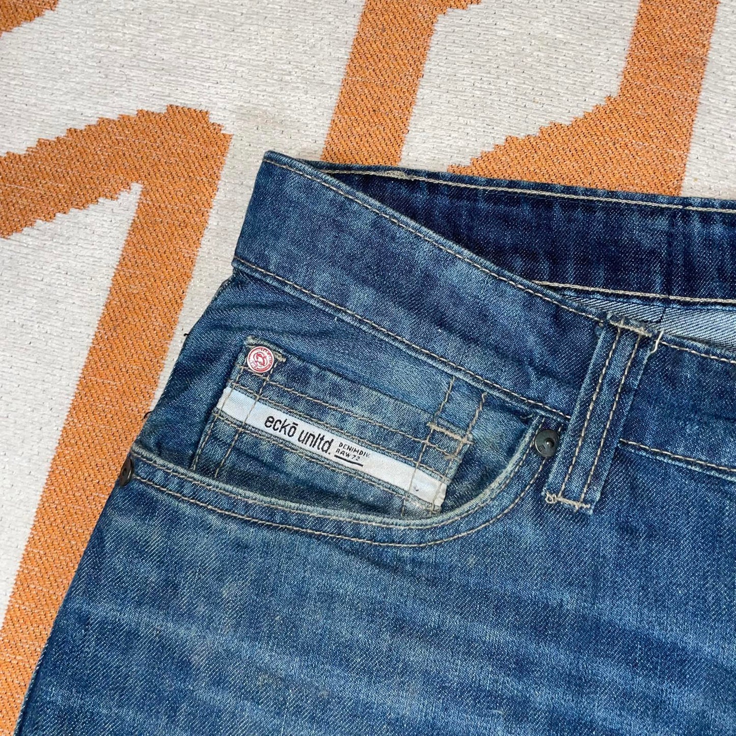 Ecko Unltd. 00s Baggy Blue Denim Jeans 40x34