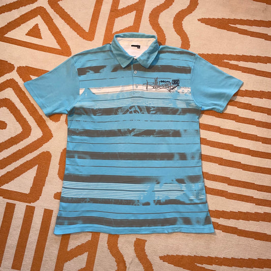 Billabong Surf 00s Printed/Embroidered Polo XXL