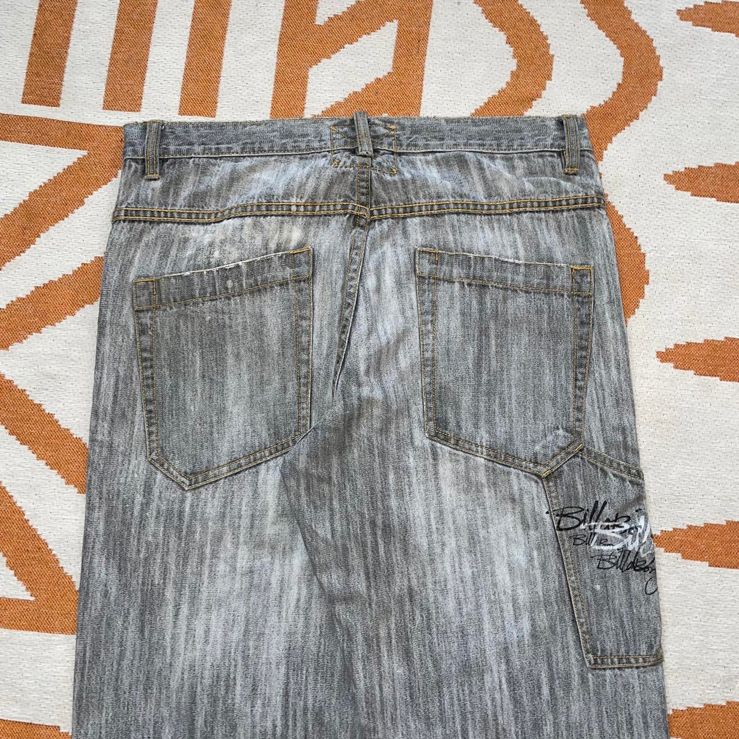Billabong 00s Printed Surf Jeans 32x32