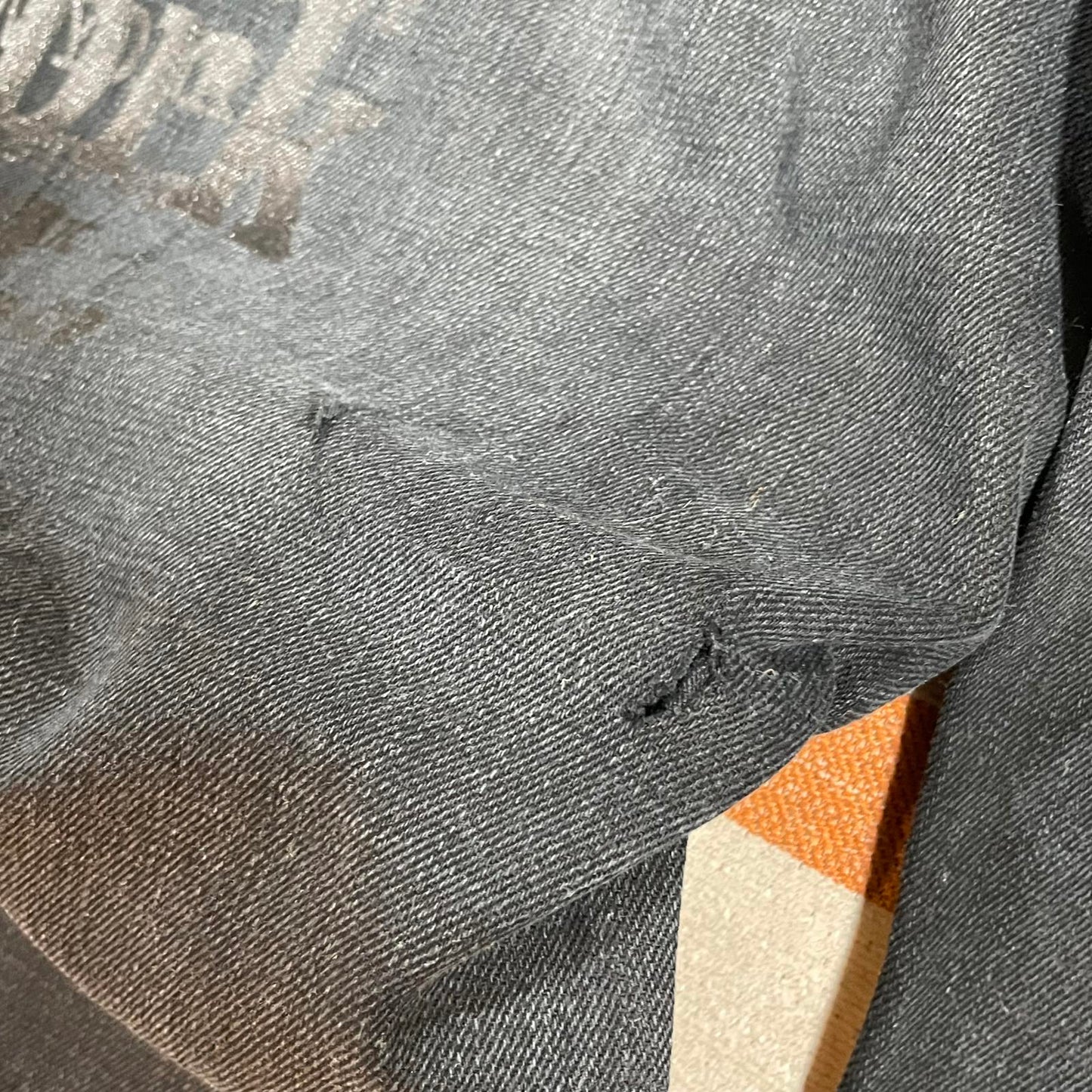 Karl Kani 90s NYC Printed/Studded Baggy Black Denim Jeans 34x34