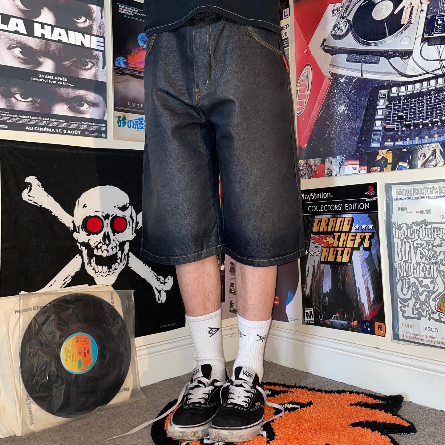 2Pac Collection 90s Baggy Jorts 34x13