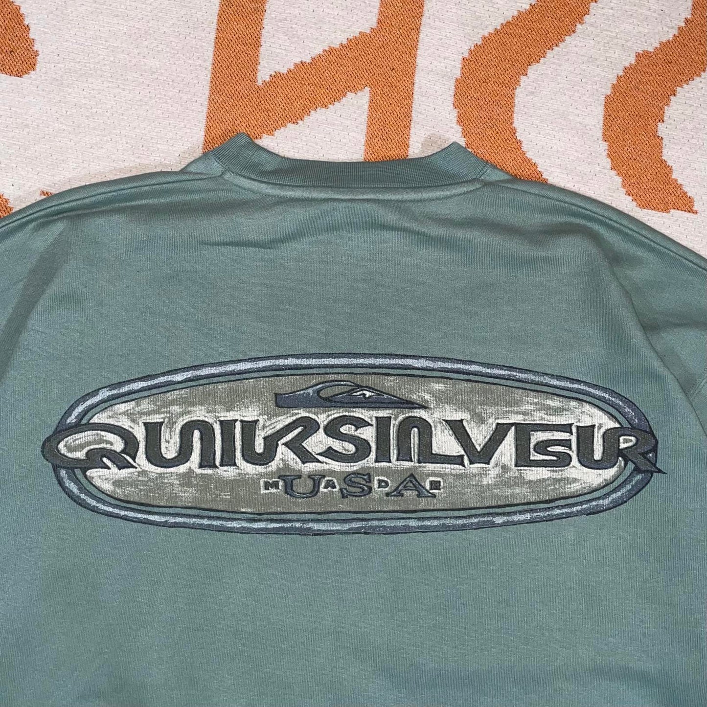 Quiksilver 80s Print Surf Sweatshirt S