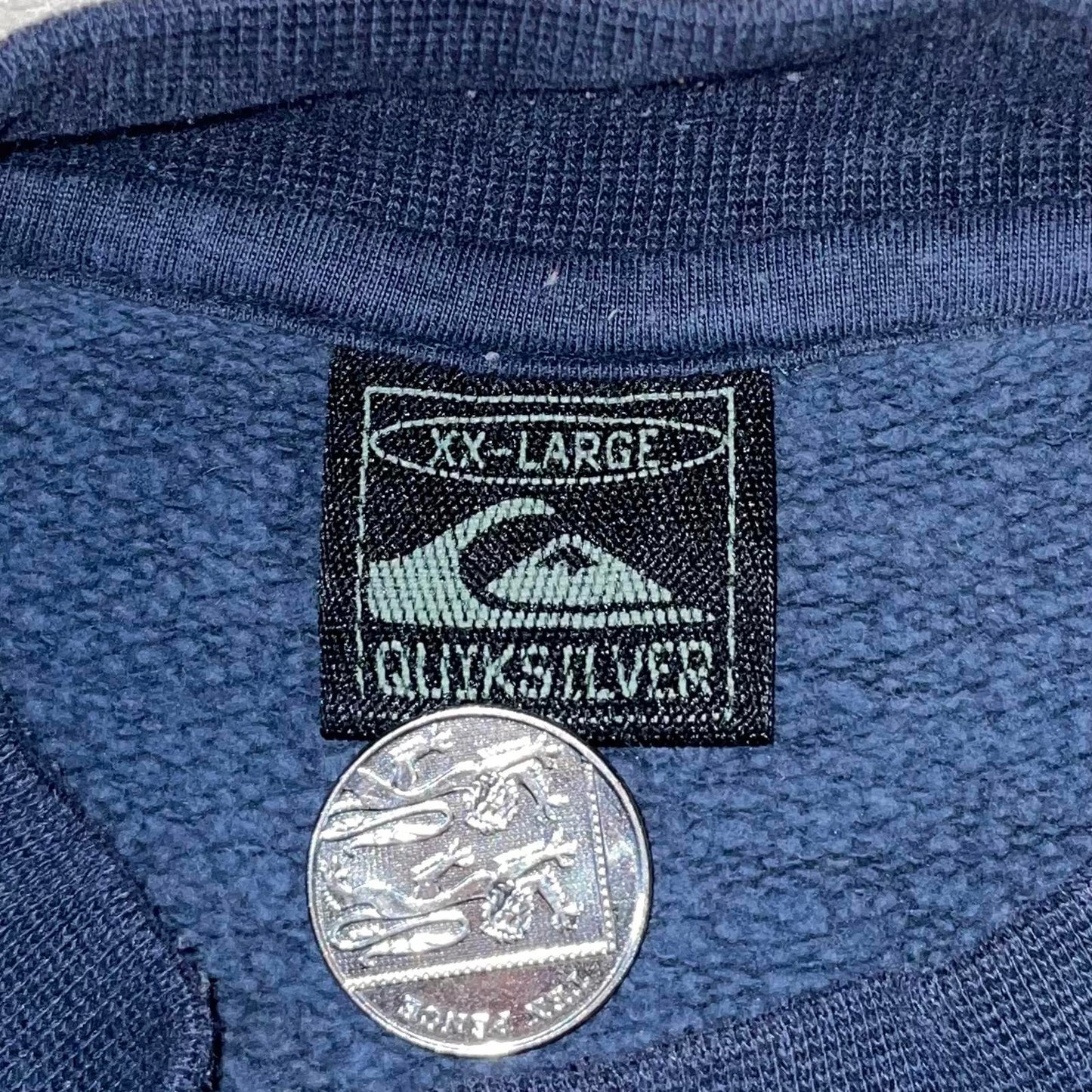 Quiksilver 90s Embroidered Logo Sweatshirt XXL