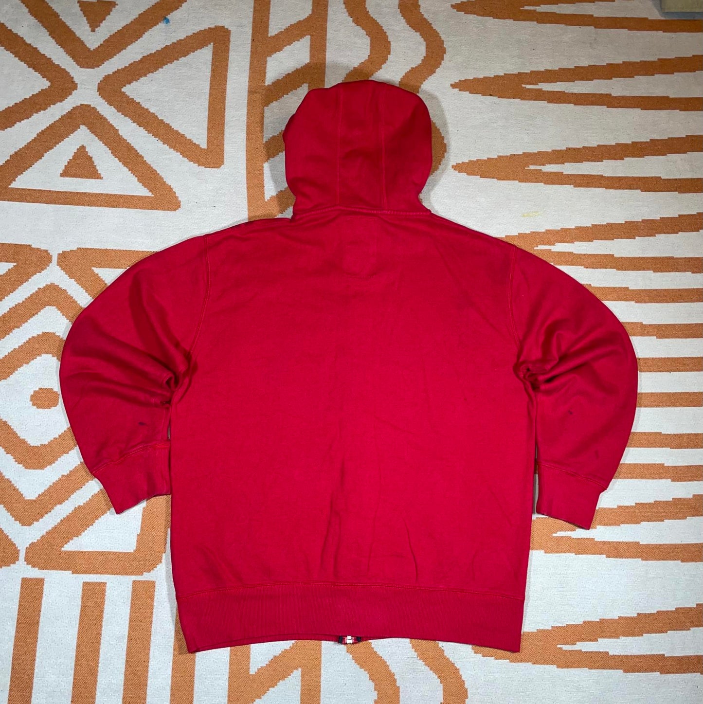 Ecko Unltd. 00s Embroidered Red Zip Hoodie XL