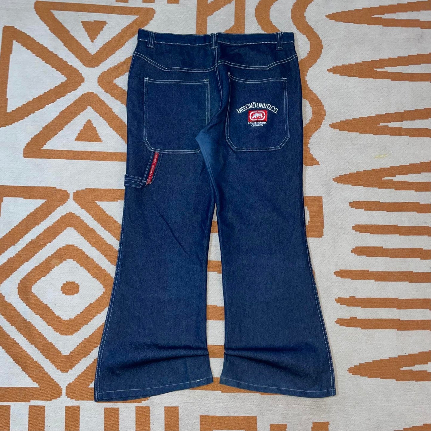 Ecko Unltd. 00s Embroidered Bell Bottom Jeans 34x30