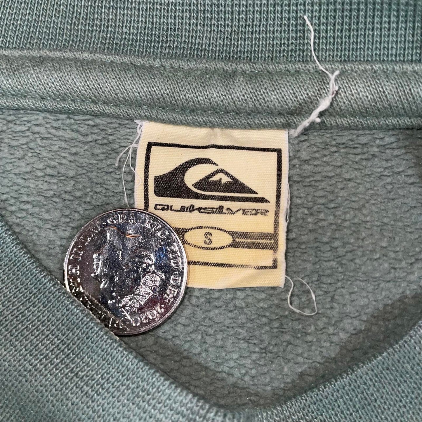 Quiksilver 80s Print Surf Sweatshirt S