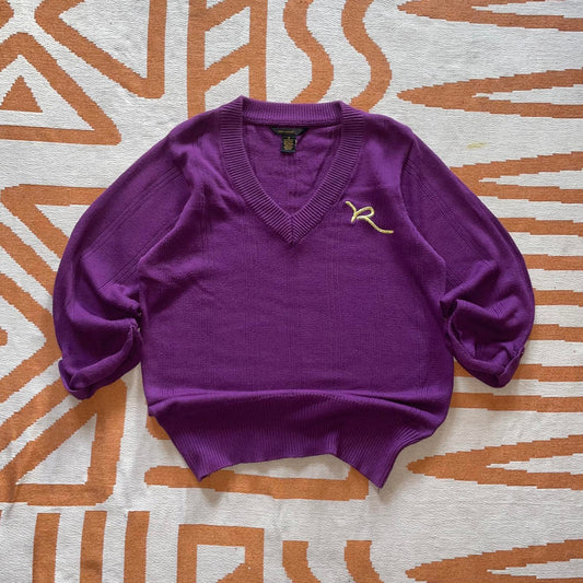 00s Rocawear Knit V-Neck Sweater L