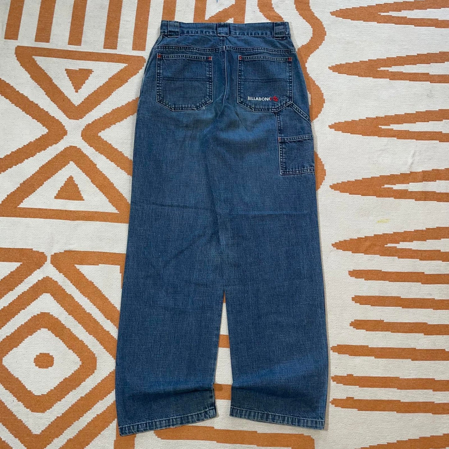 Billabong 00s Embroidered Surf Jeans 27x30