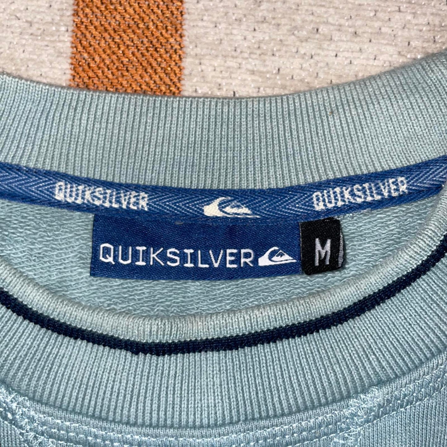 Quiksilver 00s Embroidered Box Sweatshirt M