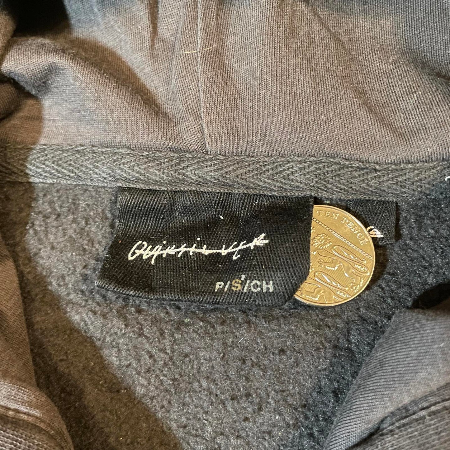 Quiksilver 00s Wave Print Zip Hoodie S