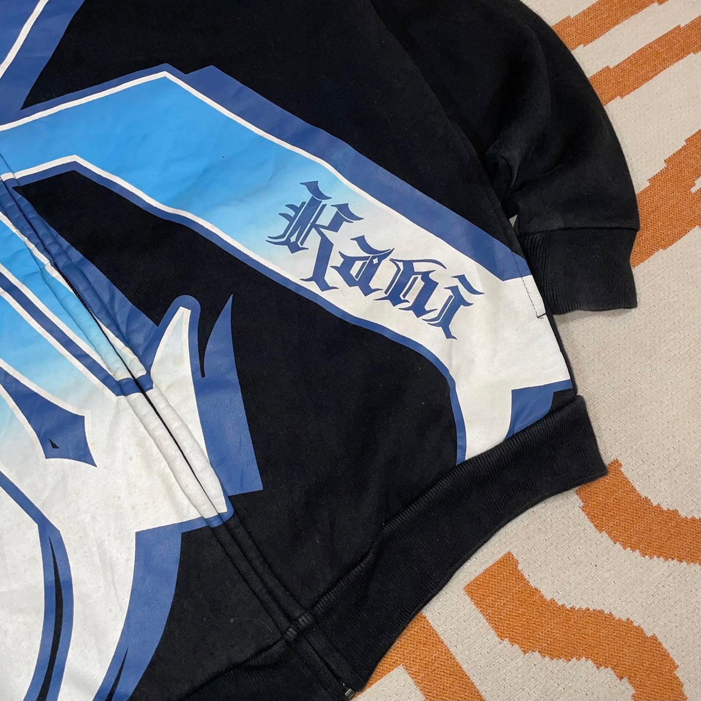 Karl Kani 90s ‘K’ Engram Full Print Zip Hoodie M