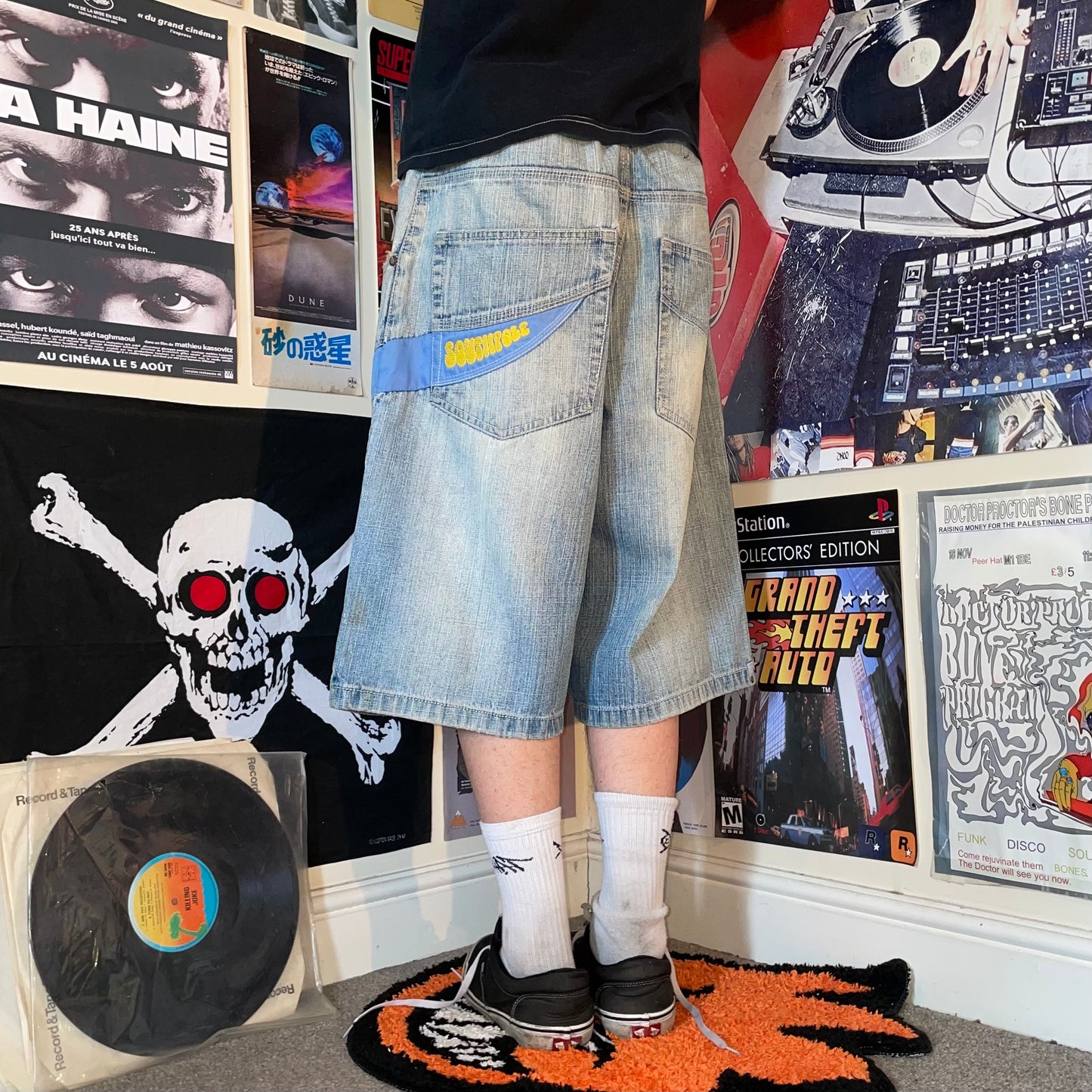 Southpole 00s Embroidered Jorts 36x13