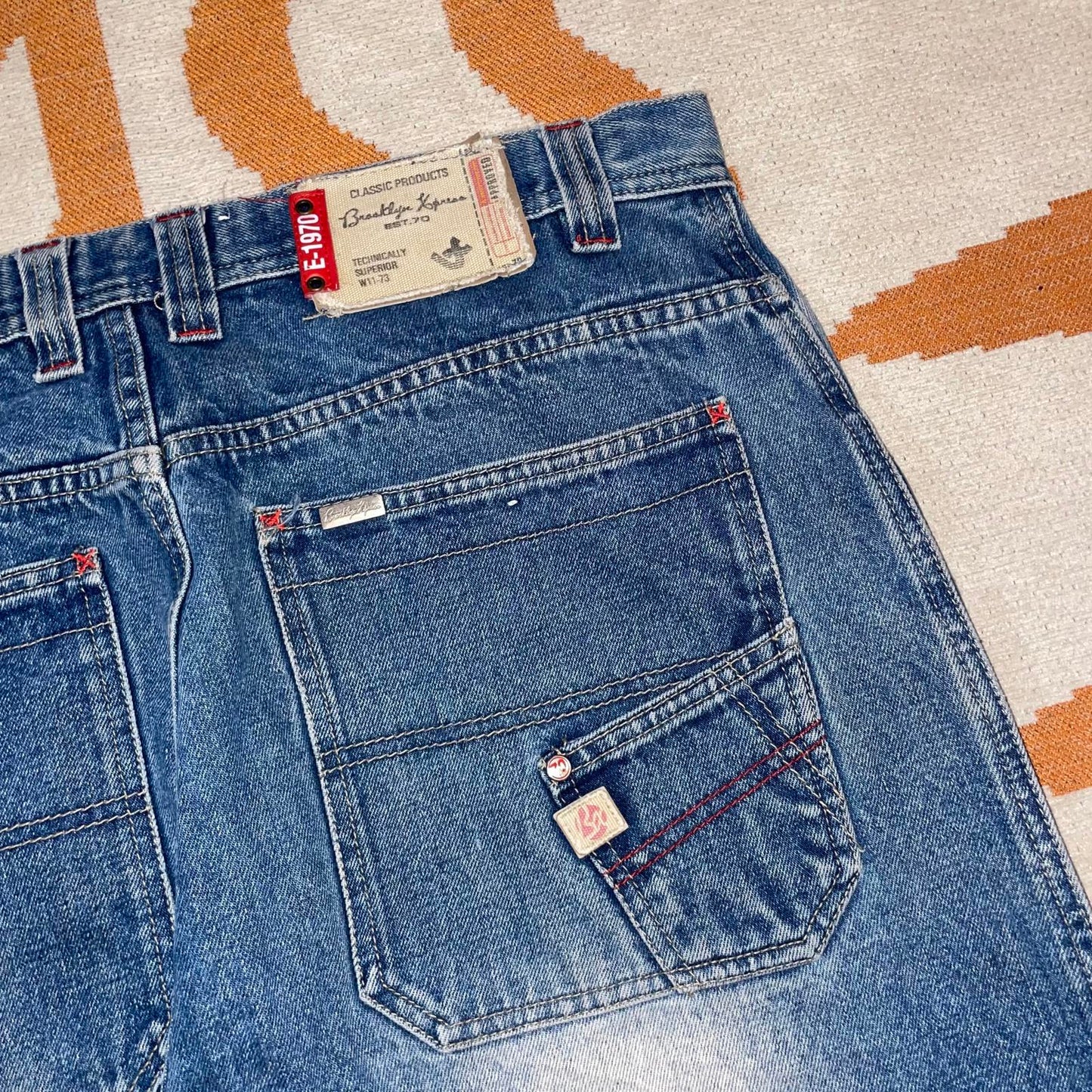 Brooklyn Xpress 00s Baggy Pocket Jeans 34x34