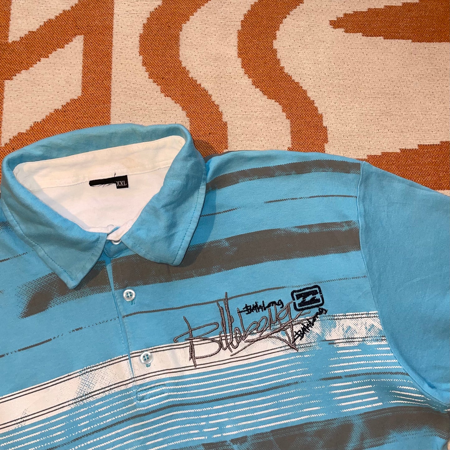 Billabong Surf 00s Printed/Embroidered Polo XXL