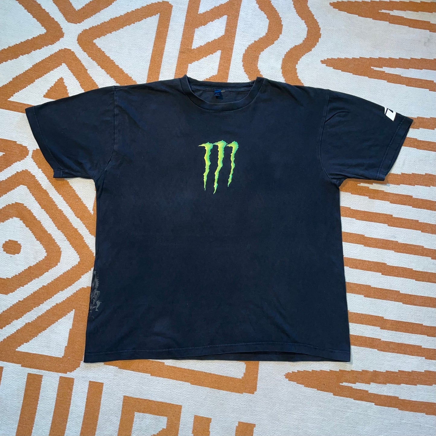Monster Racing 00s Printed Graphic T-Shirt L