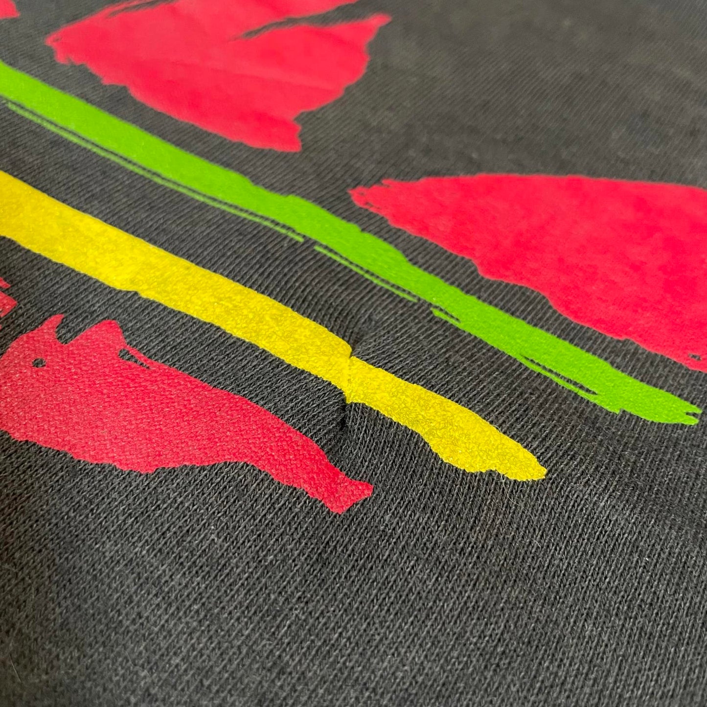 Adidas 90s Print ‘Jamaica’ Logo Sweatshirt S