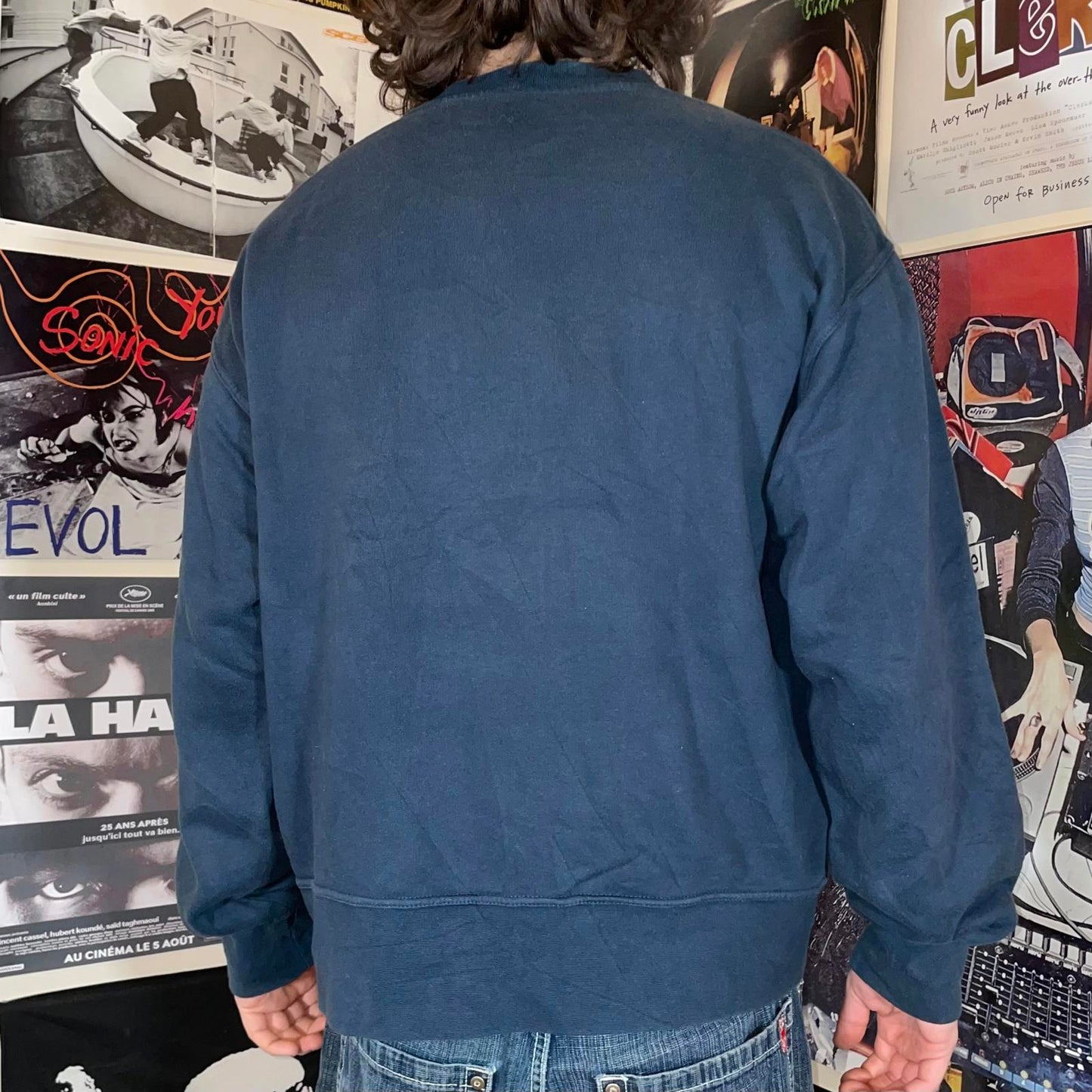 Quiksilver 90s Embroidered Surf Sweatshirt XL