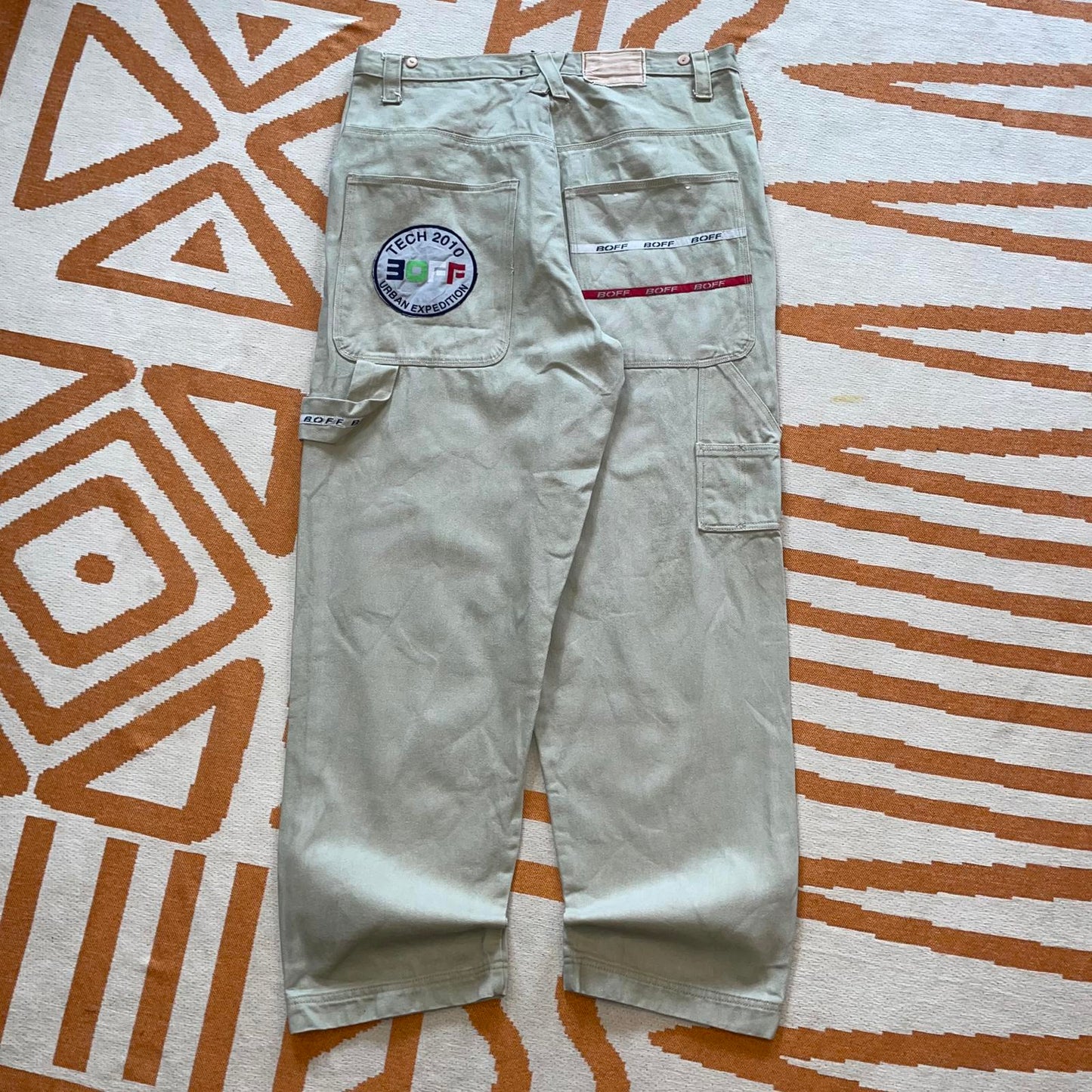 Boff 00s Embroidered Baggy Jeans 40x34
