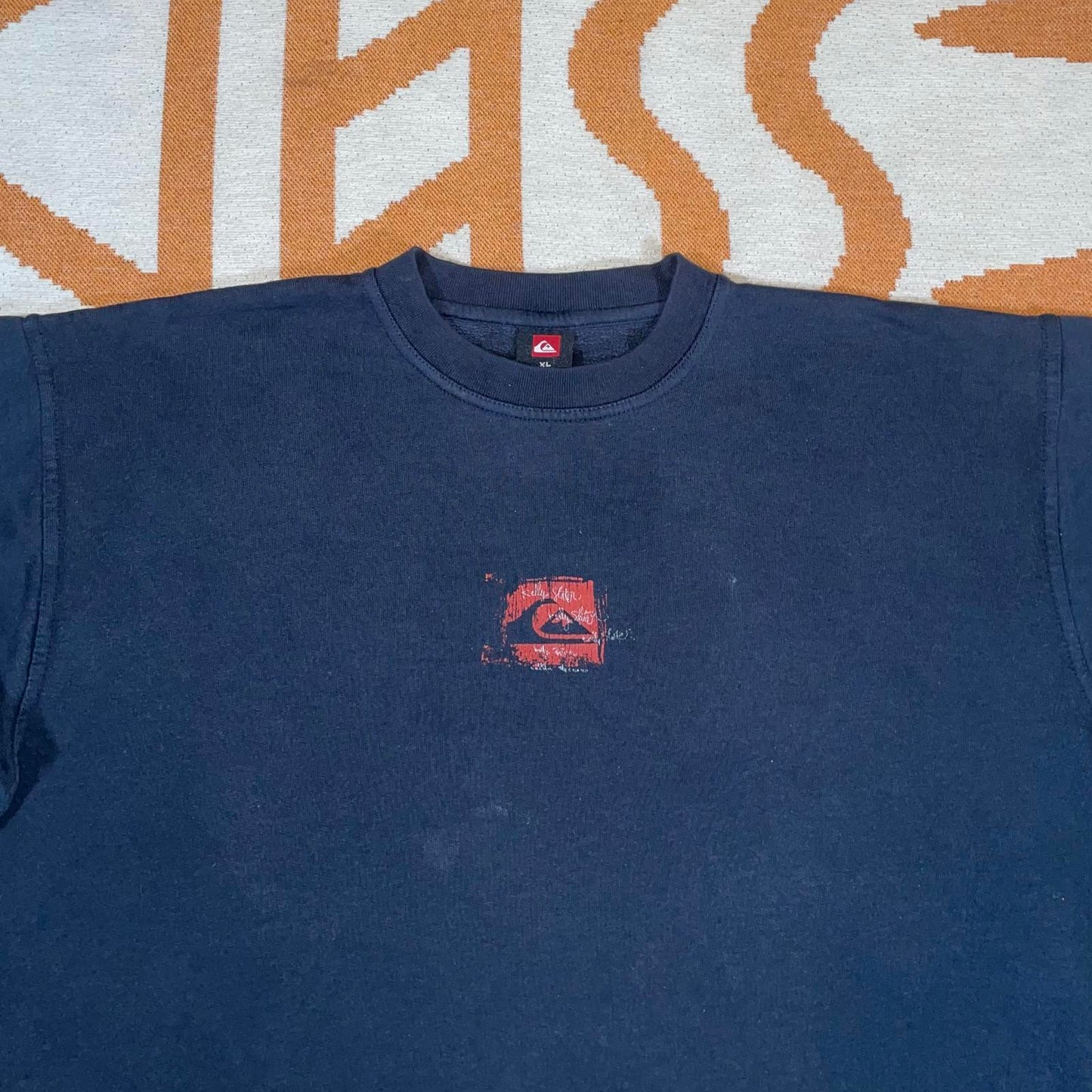 Quiksilver 00s Print Kelly Slater Sweatshirt XL
