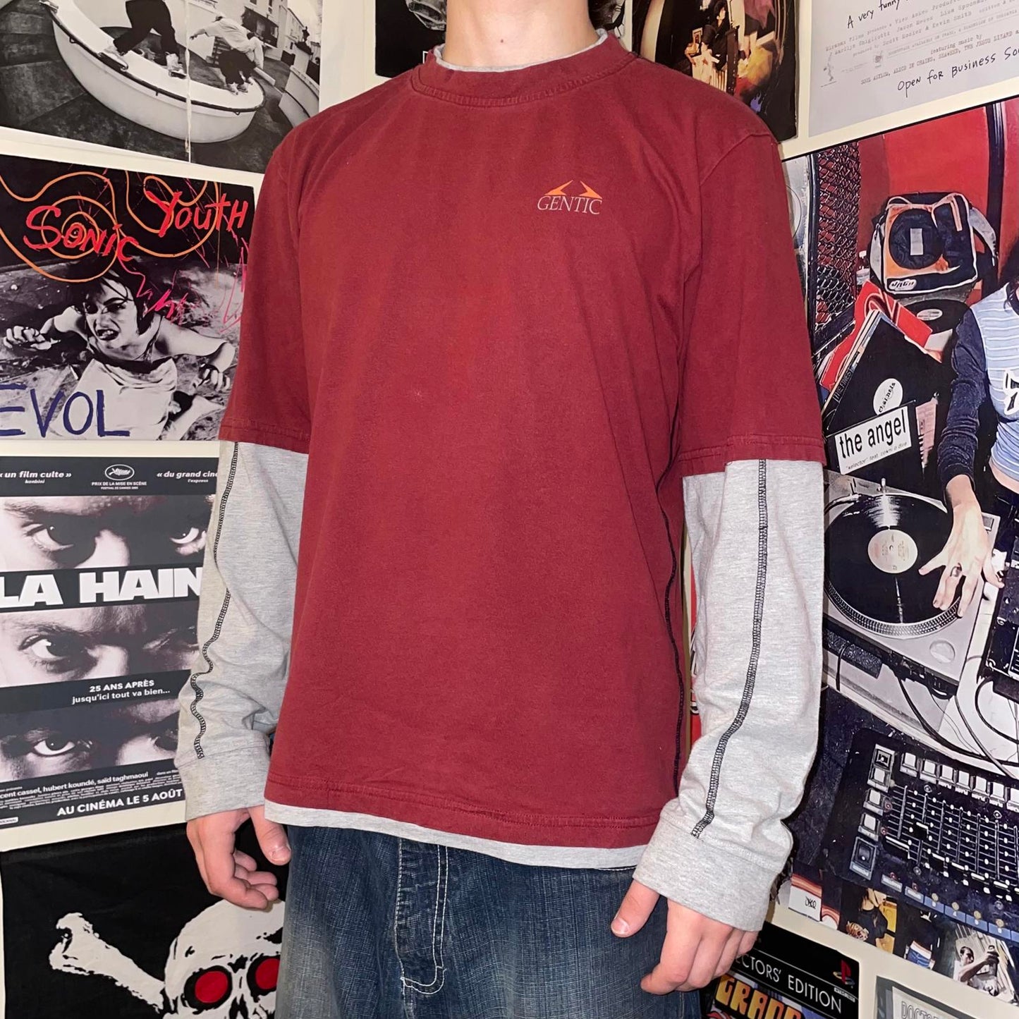 Gentic 90s Climbing Graphic Longsleeve T-Shirt L