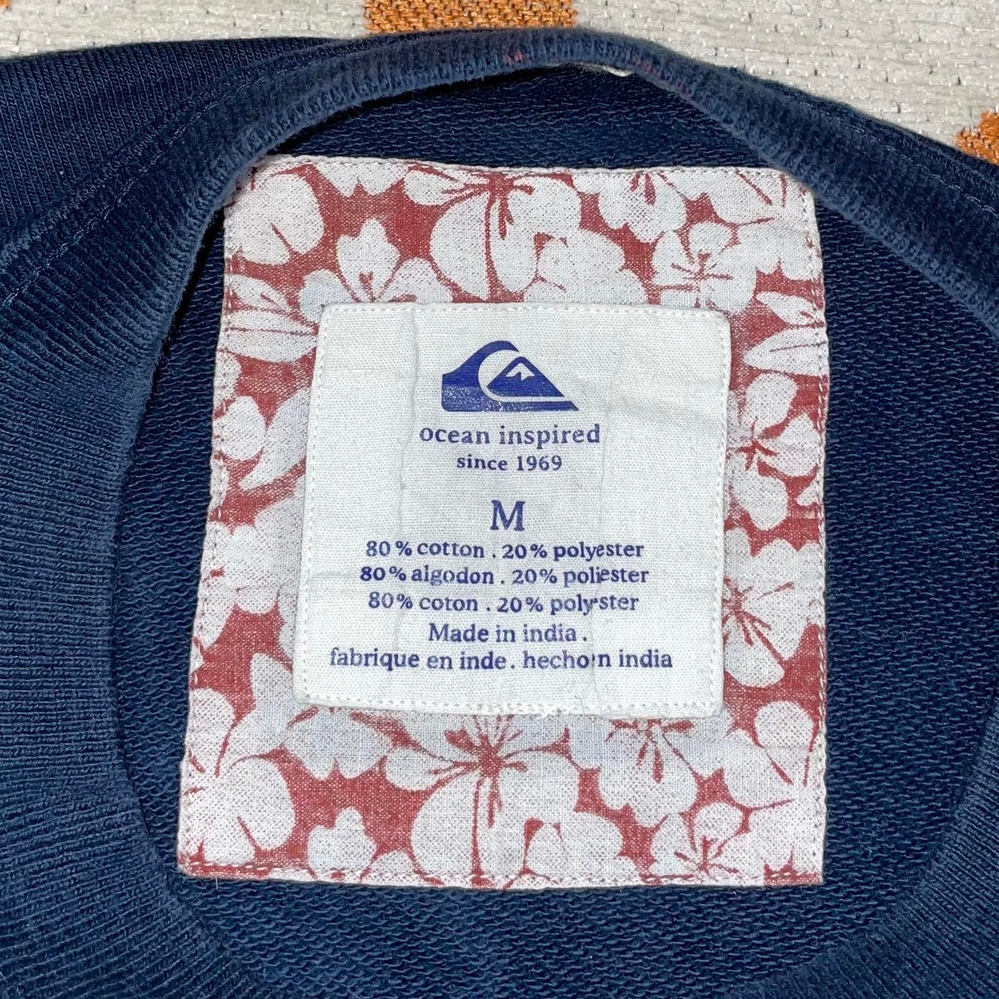 Quiksilver 00s Panelled Ocean Sweatshirt M