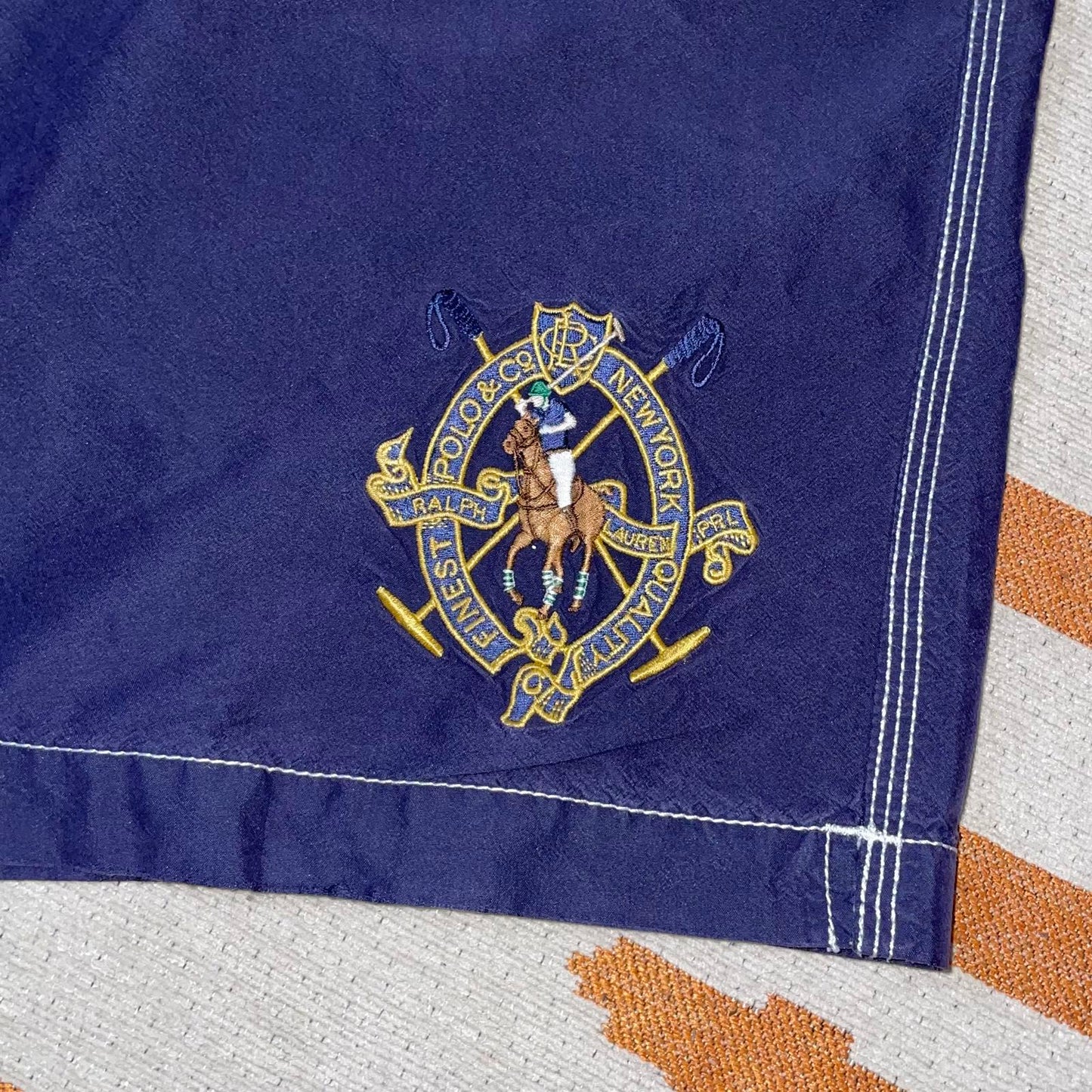 Polo Ralph Lauren 90s Embroidered Swim Shorts S