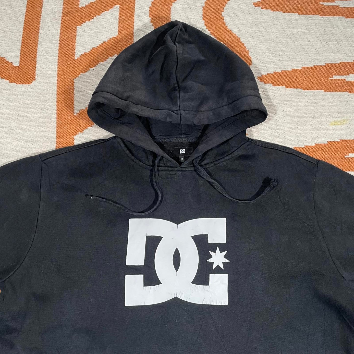 DC 00s Logo Graphic Black Hoodie M