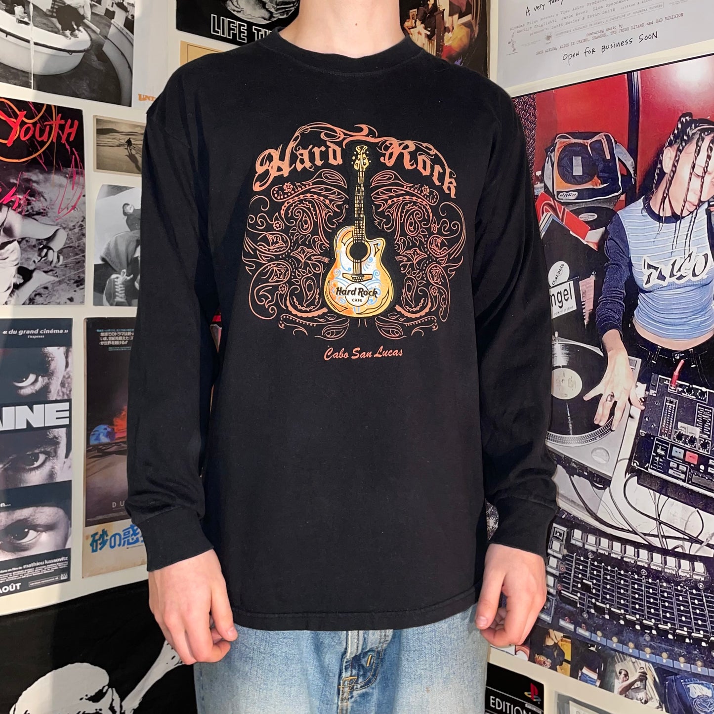 Hard Rock Cafe 90s Cabo San Lucas Longsleeve