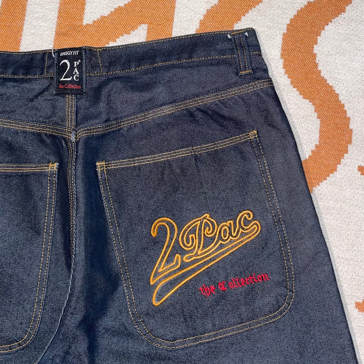 2Pac Collection 90s Baggy Jorts 34x13