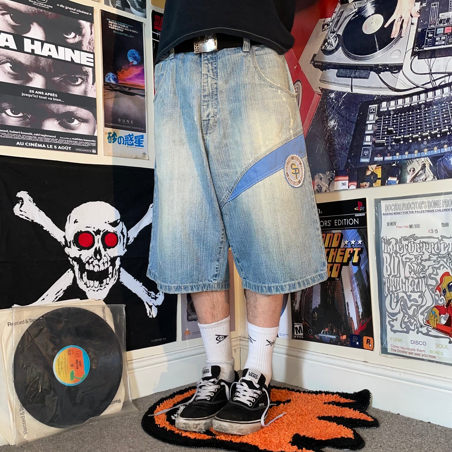 Southpole 00s Embroidered Jorts 36x13