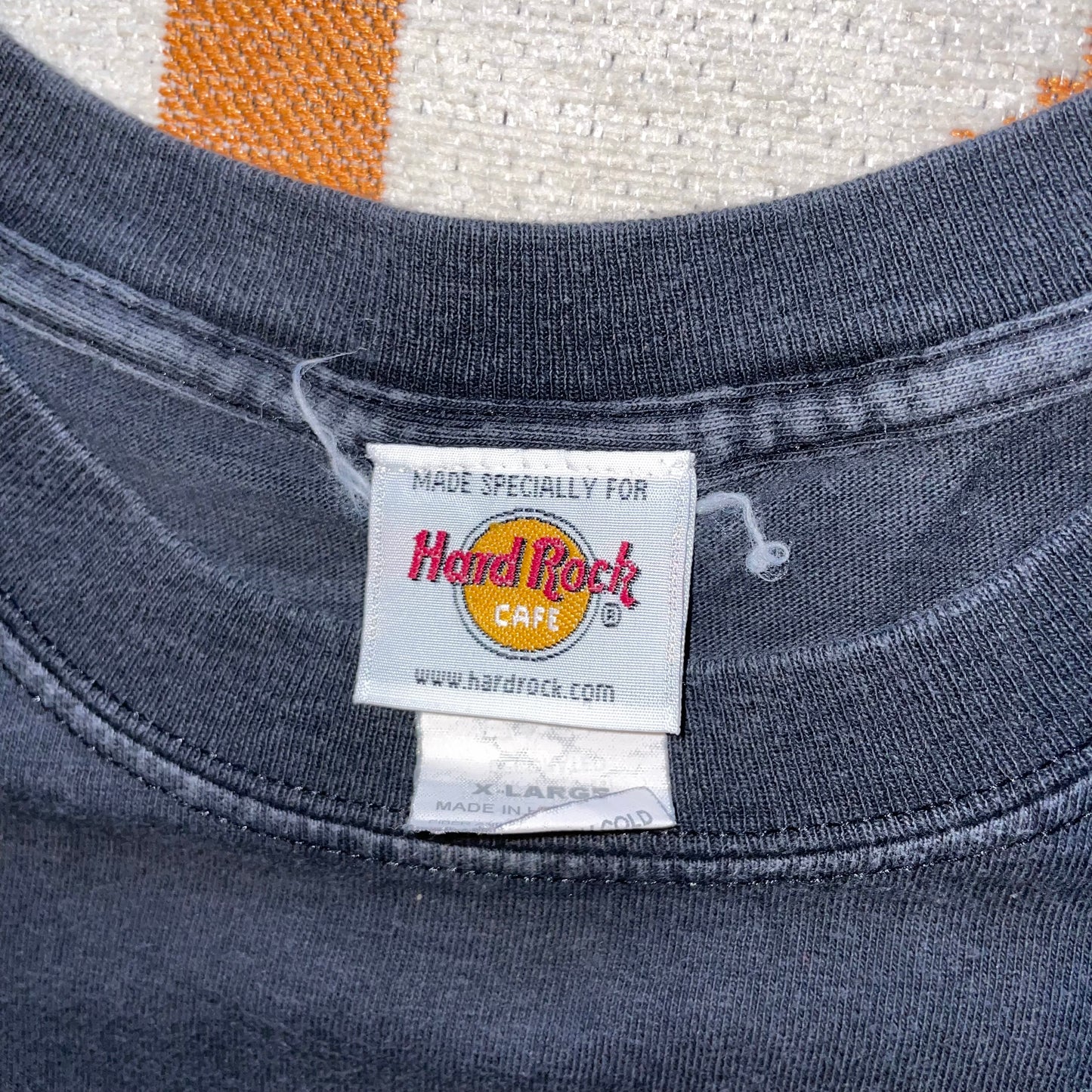 Hard Rock Cafe 00s Guitar Print T-Shirt XL