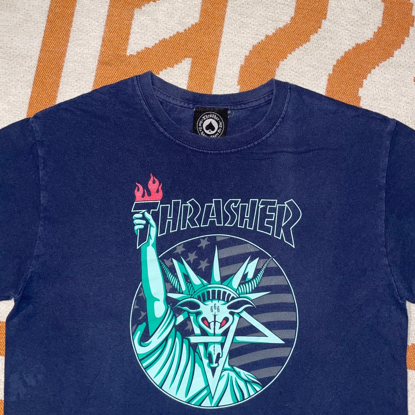 Thrasher 00s Printed Liberty Graphic T-Shirt S