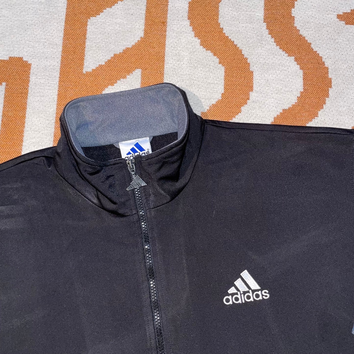 Adidas 90s Panelled Embroidered Jacket L