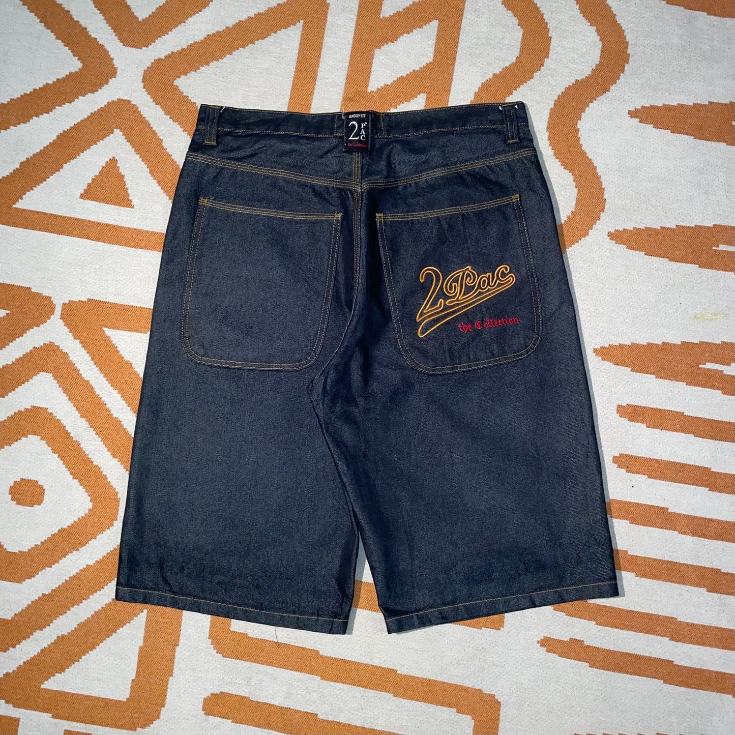 2Pac Collection 90s Baggy Jorts 34x13