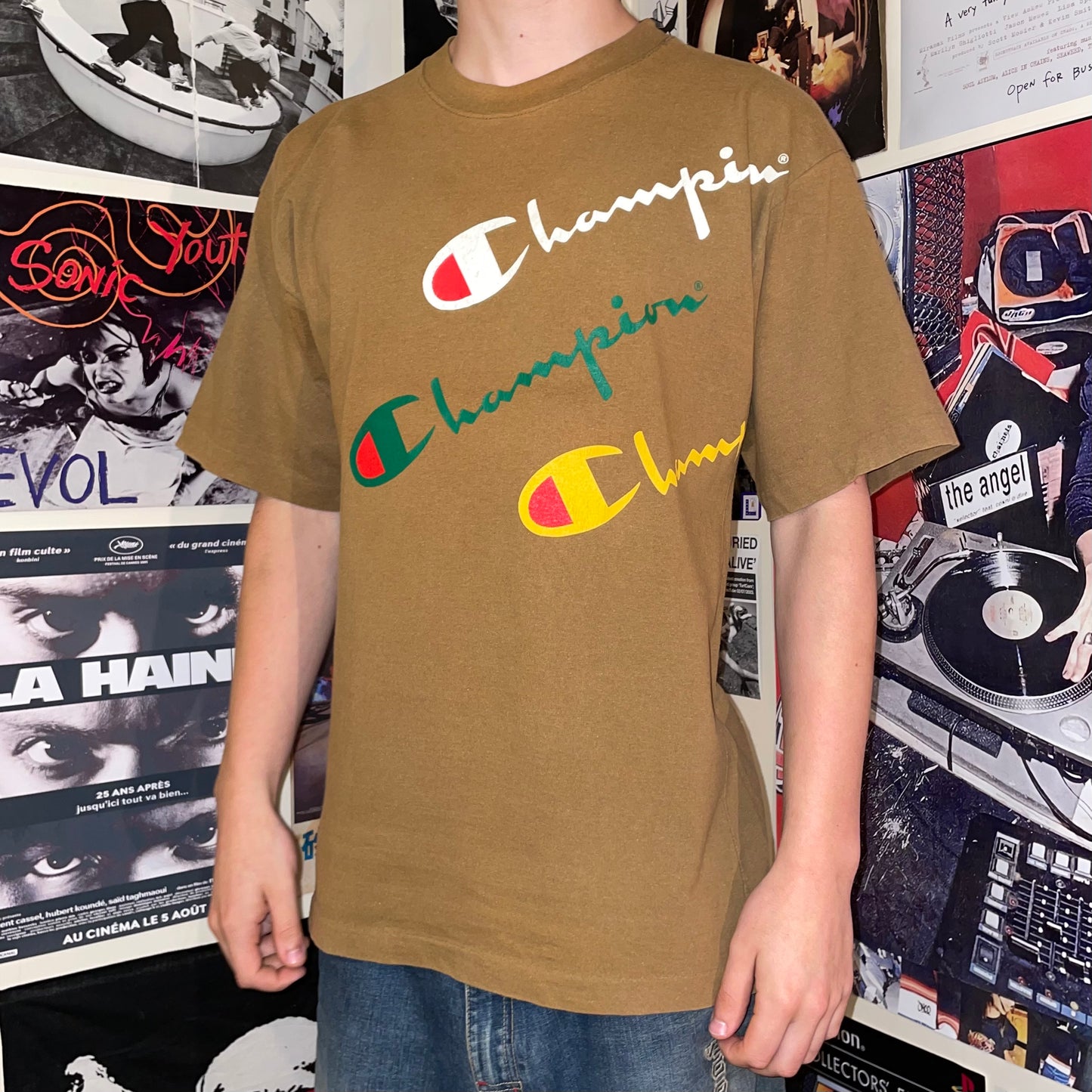 Champion 90s Graphic Print T-Shirt XL
