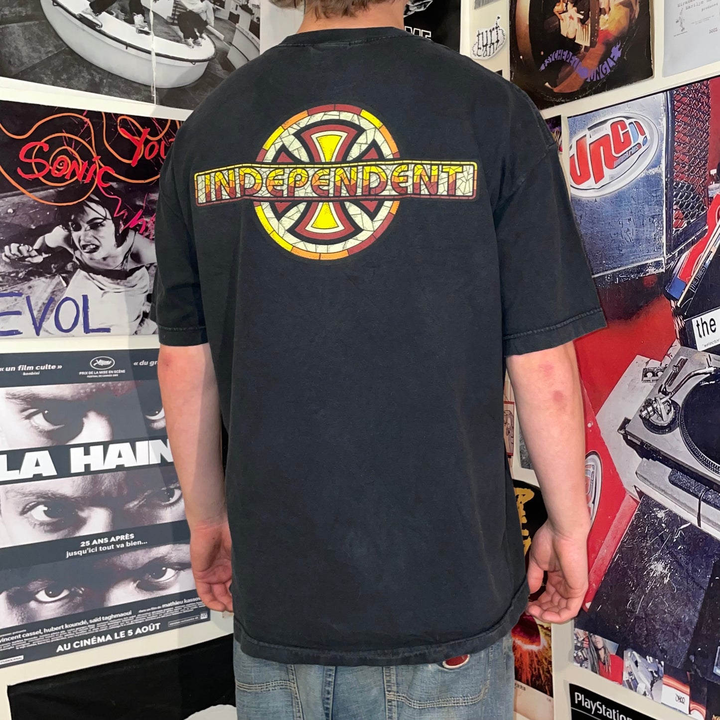 Independent Trucks 90s 'Mosaic' Skater T-Shirt XL