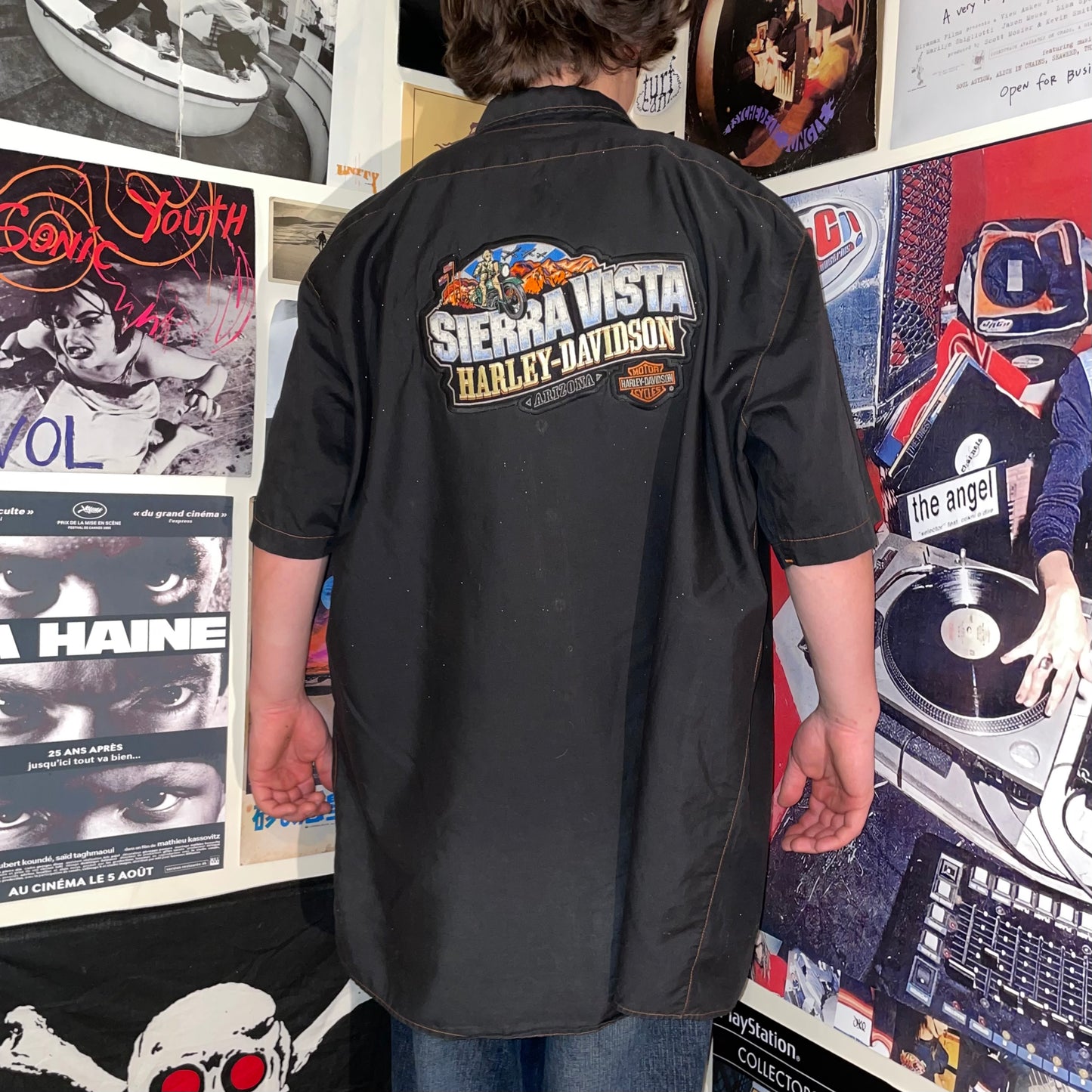 Harley Davidson 00s Embroidered ‘Sierra Vista’ Shirt XL