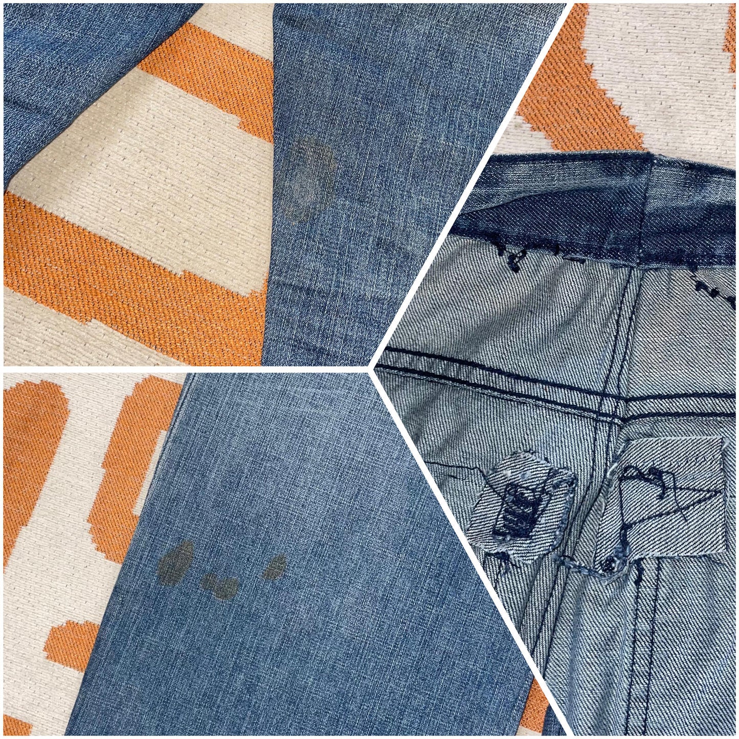 Coogi 90s Embroidered ‘Crest’ Baggy Denim Jeans 36x34