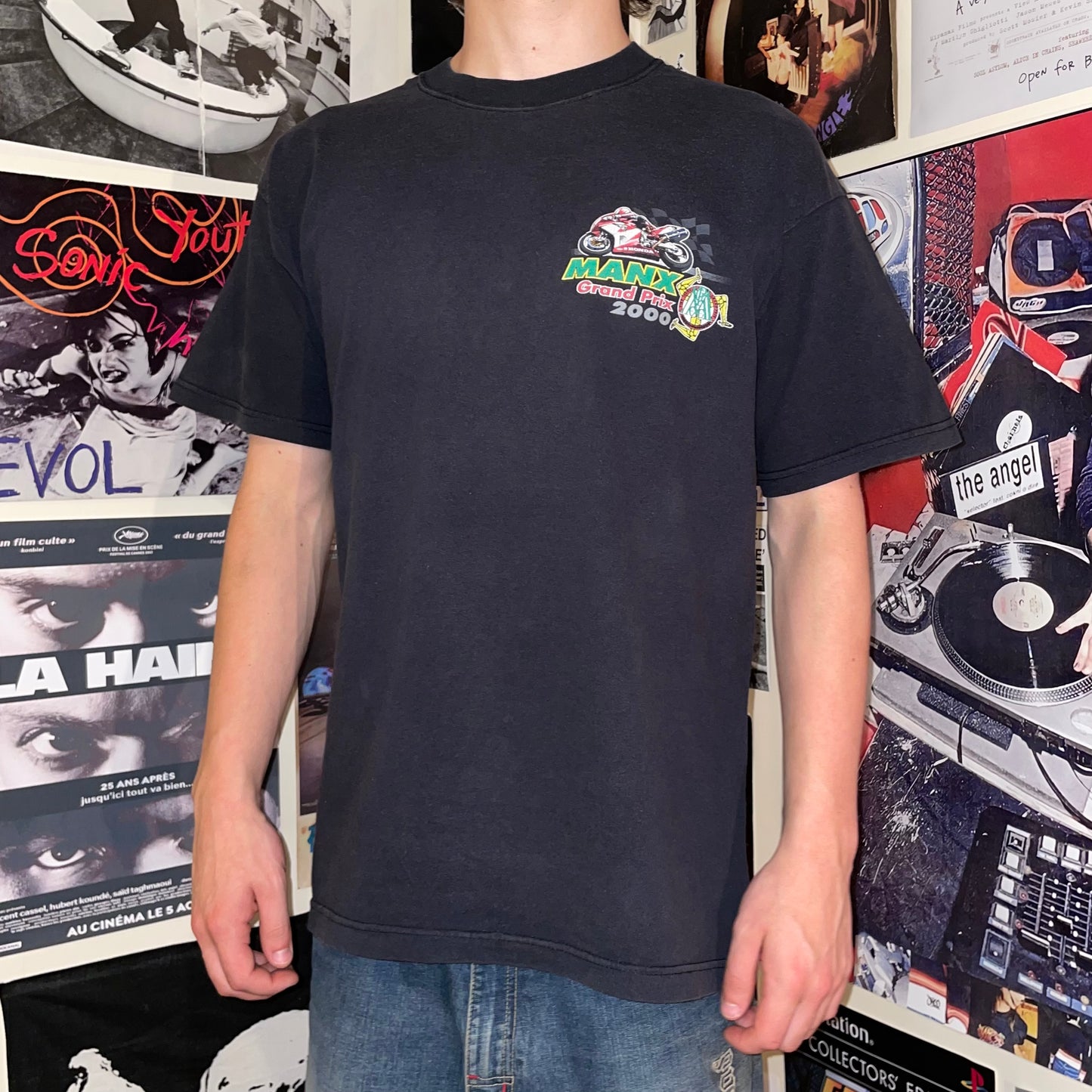 Screen Stars 00s MANX Motorsports T-Shirt M