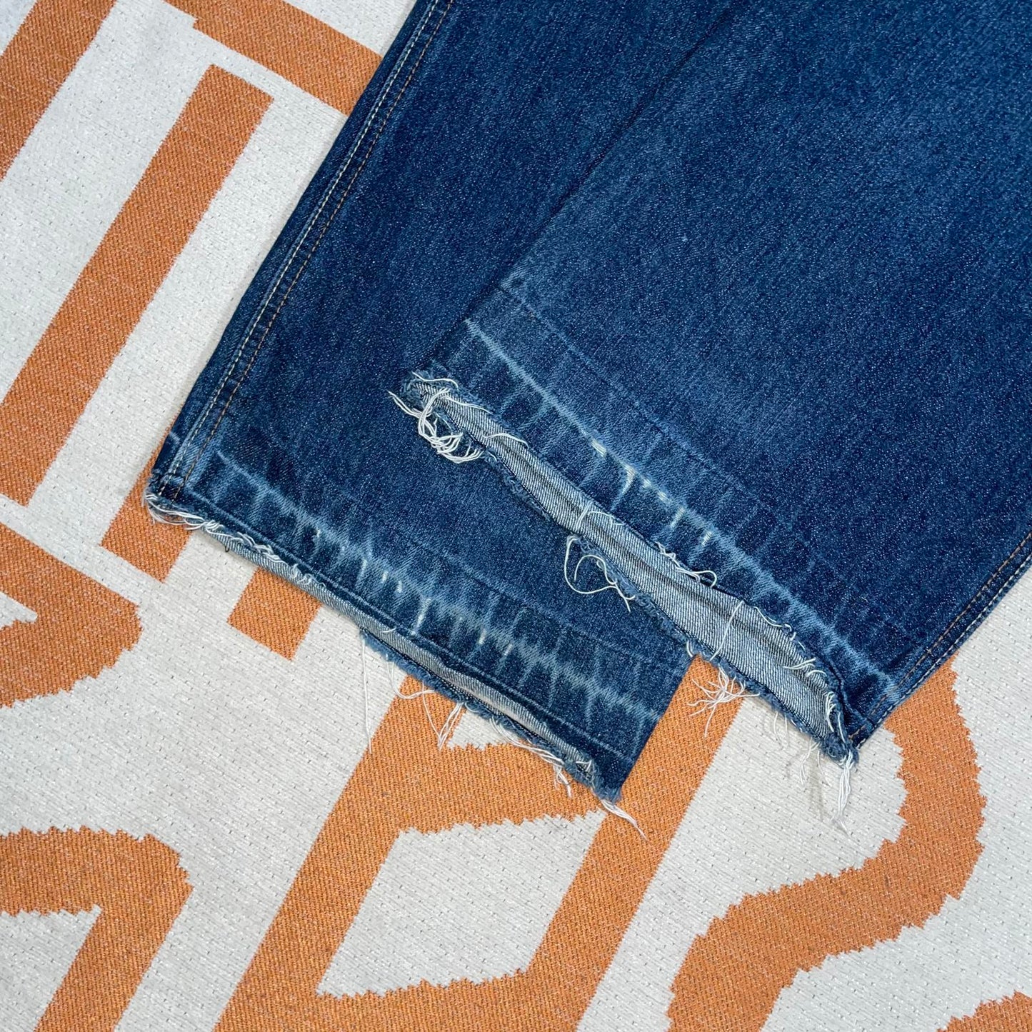 Happy Hope 90s Embroidered/Printed Dragon Baggy Jeans 34x28