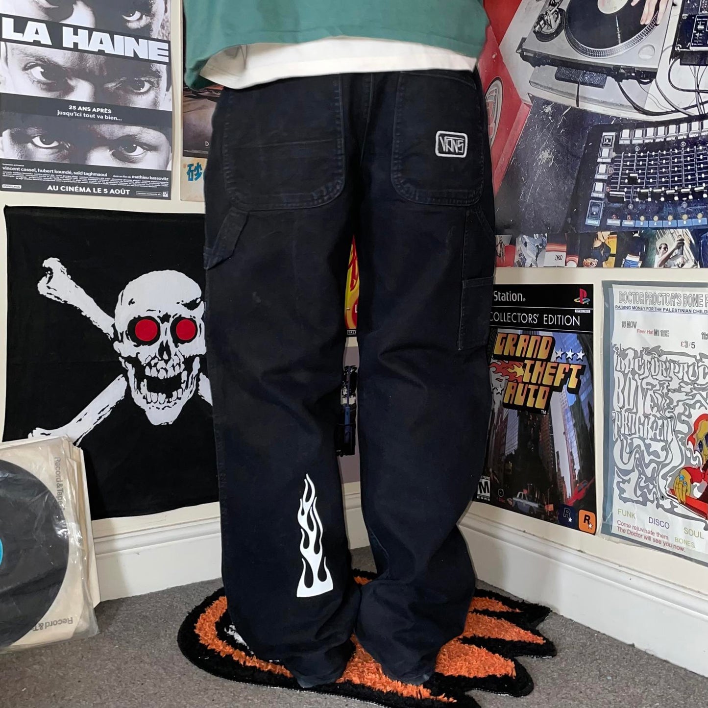 Vans '22 Elijah Berle Embroidered/Printed Skate Trousers 32x31